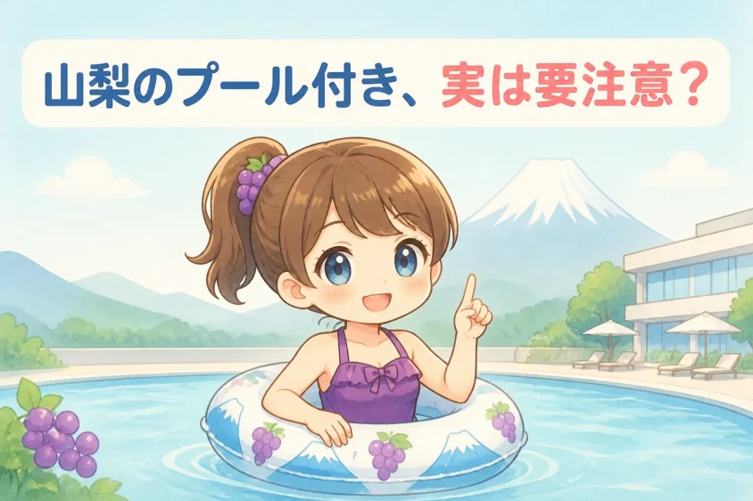 山梨のプール付きホテルのデメリット