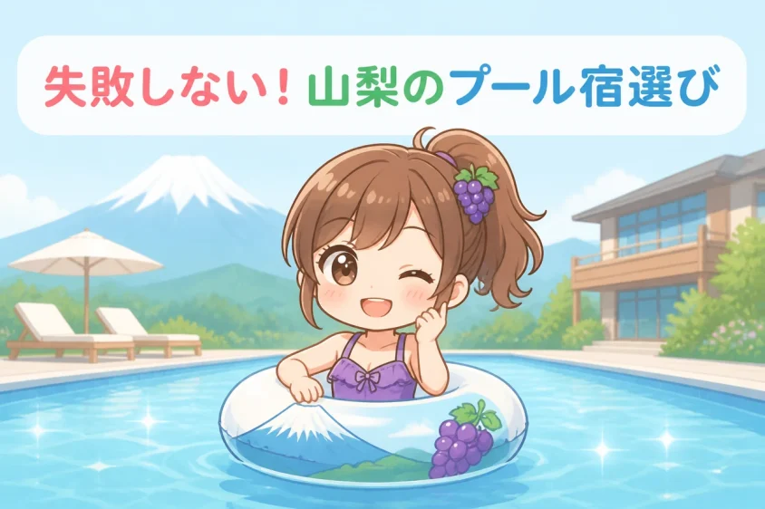 山梨のプール付きホテルの選び方