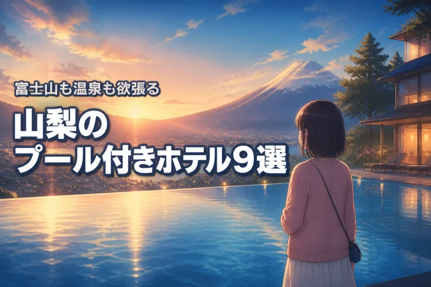 山梨にあるプール付きホテルで最高の家族旅行を!富士山も温泉も欲張る宿9選
