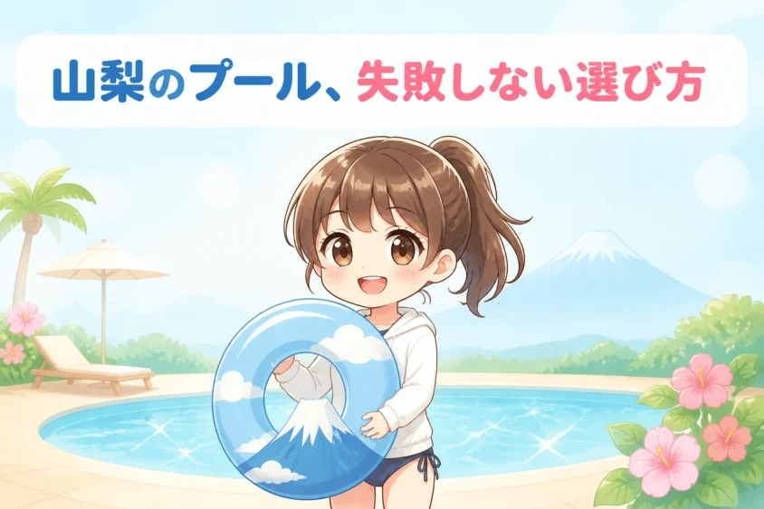 山梨のプール付き施設を選ぶ基準