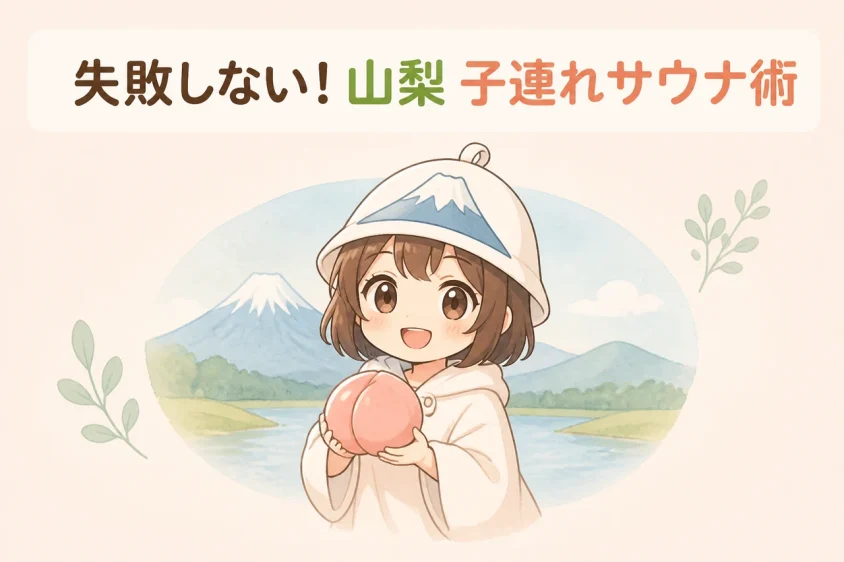 山梨で子連れサウナ旅を成功させる選び方