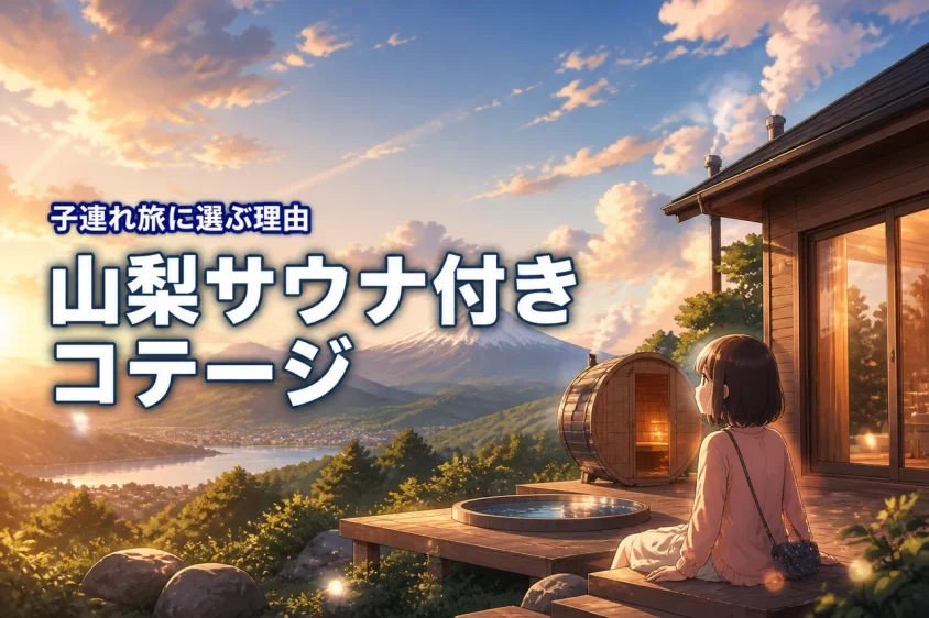 子連れサウナ旅ならどこ？山梨でサウナ付きコテージを選ぶべき理由とおすすめ