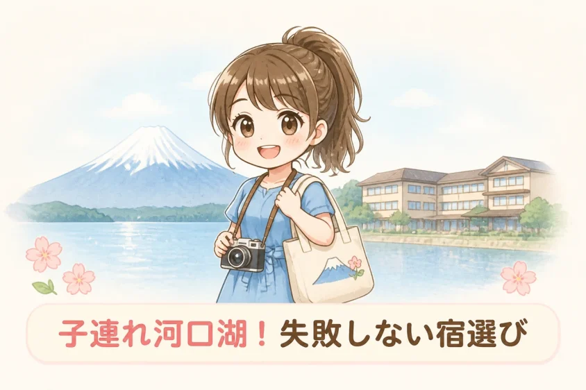 子連れでの河口湖ホテル選びのポイント