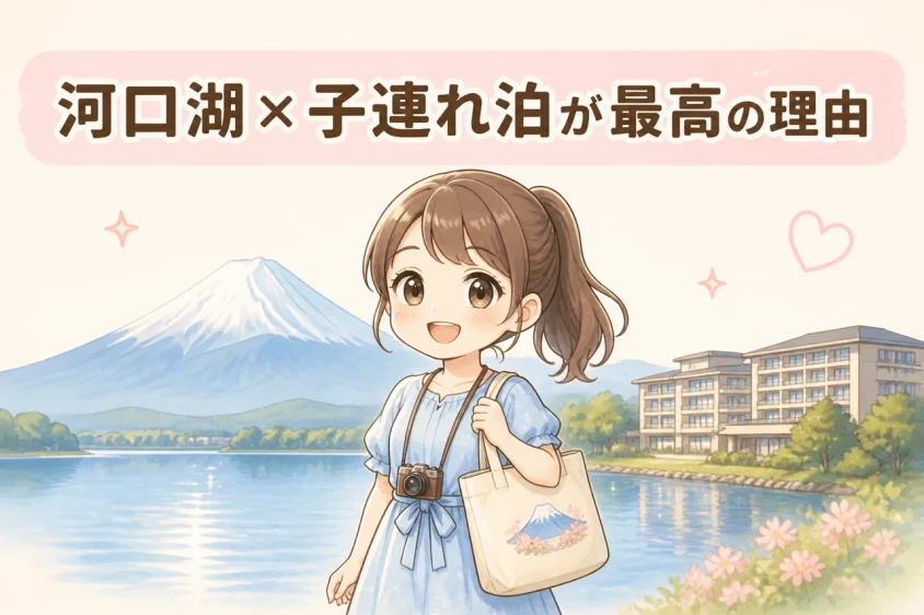 河口湖のホテルを子連れで利用するメリット