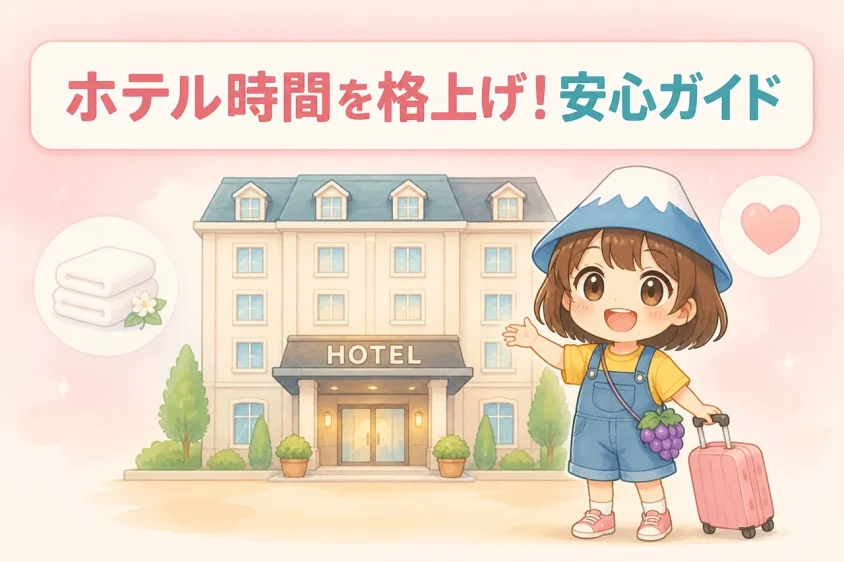 ホテル滞在を充実させる安心サポート情報