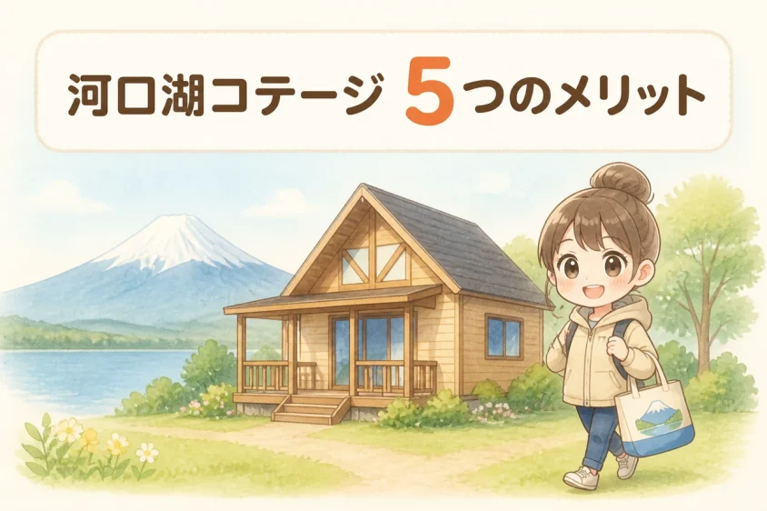 河口湖のコテージに泊まるメリット5つ