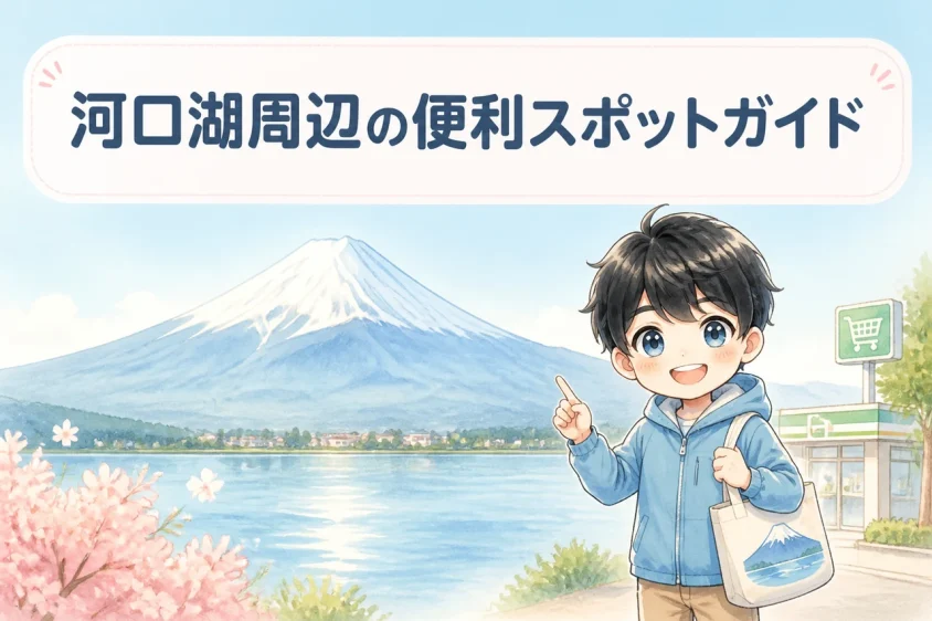 河口湖での滞在中に役立つ周辺施設ガイド