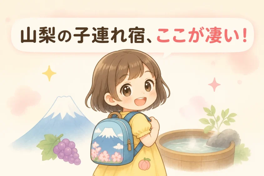 山梨の子連れ宿泊を利用するメリット