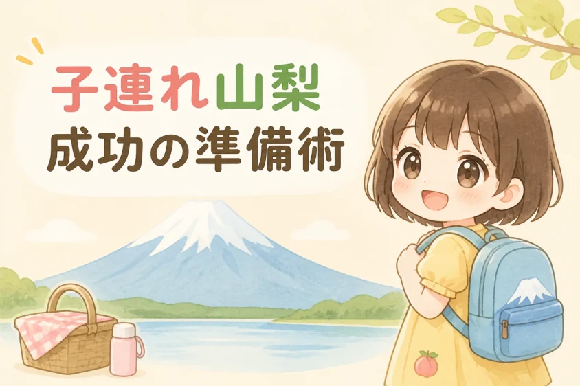 山梨の子連れ旅行を成功させる準備のコツ