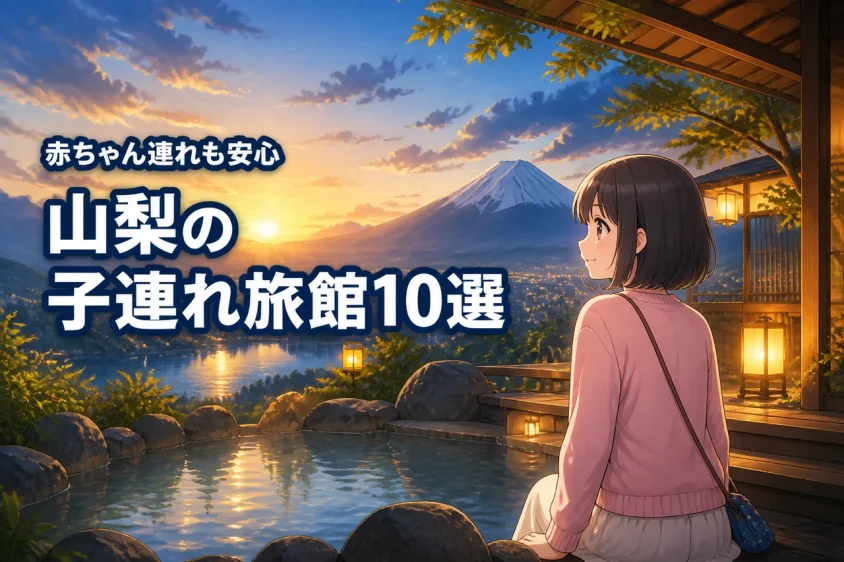 山梨の旅館に子連れで泊まるならどこ？赤ちゃん連れも安心な厳選10宿