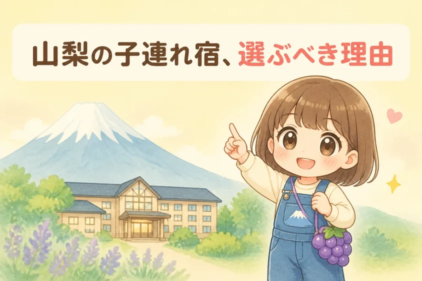 山梨県で子連れホテルを選ぶメリット