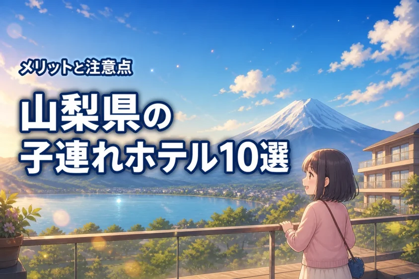 【家族旅行の正解】山梨県で子連れに最適なホテル10選！メリットと注意点も網羅