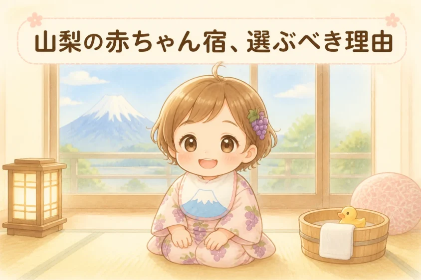 山梨の赤ちゃん歓迎宿を選ぶメリット