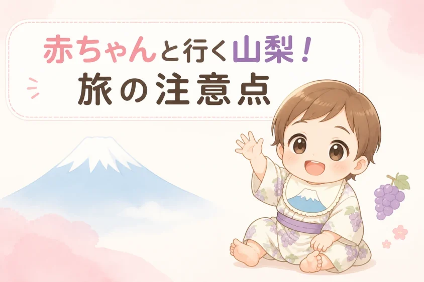 山梨への赤ちゃん連れ旅行の注意点