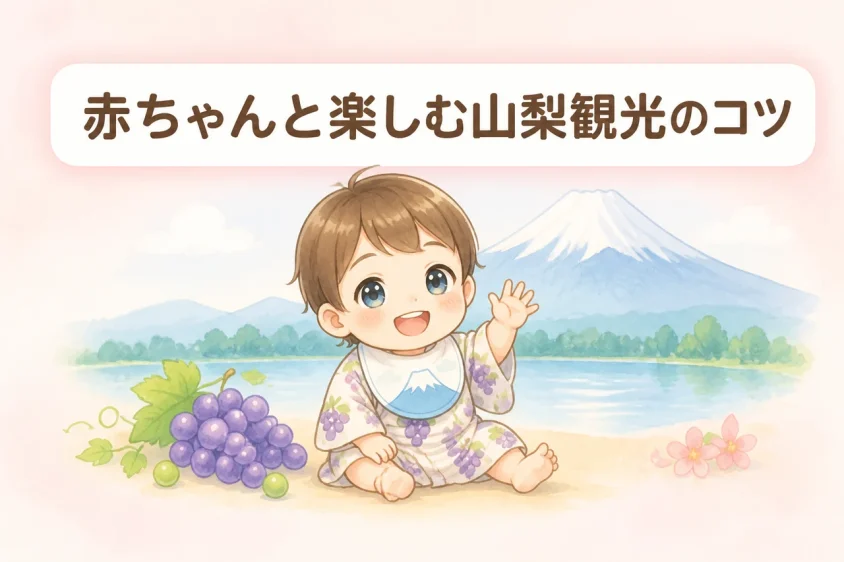 山梨観光を赤ちゃん連れで楽しむコツ