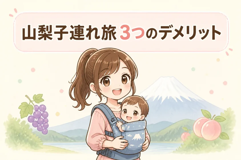 山梨の子連れ旅行で知るべきデメリット3つ