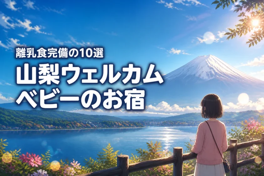 赤ちゃん連れ旅行は山梨のウェルカムベビーのお宿が正解！離乳食や備品完備の宿10選