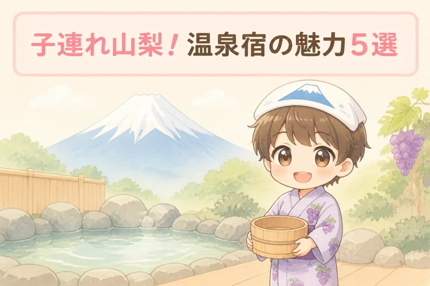 子連れで山梨の温泉宿に泊まるメリット5つ