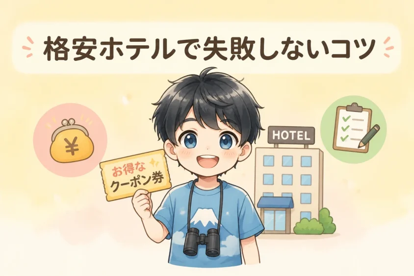 安いホテルを利用する際の注意点
