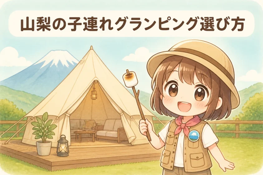 山梨で子連れグランピングを楽しむ選び方