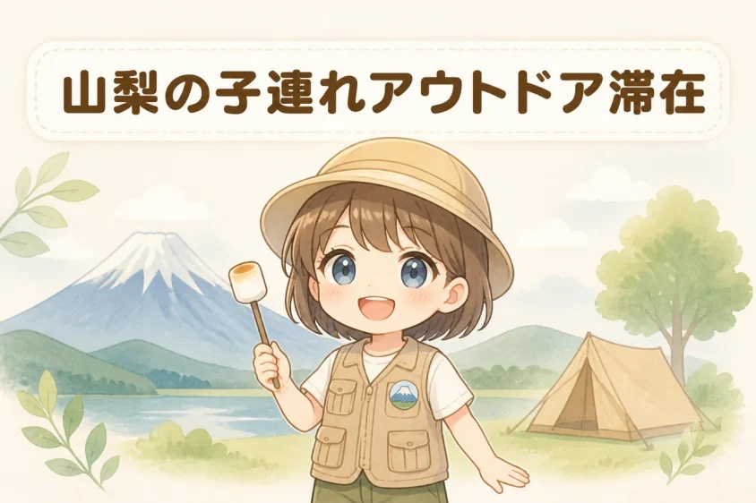 山梨の子連れアウトドア滞在のメリット5つ