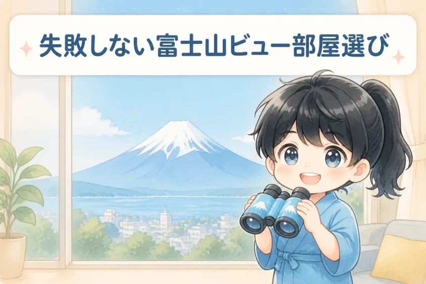 失敗しない富士山ビューの部屋の選び方