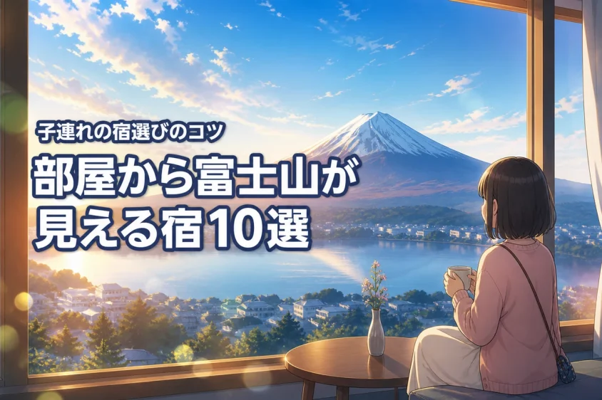 部屋から富士山が見える宿おすすめ10選！子連れで失敗しない選び方のコツ