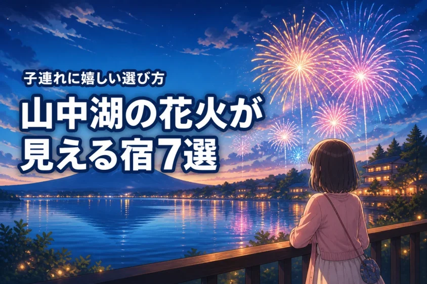山中湖で花火が見える宿おすすめ7選！子連れに嬉しいメリットや選び方のコツ
