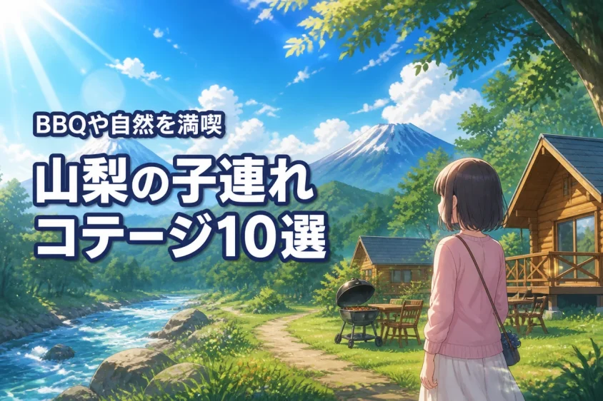 山梨で子連れに人気のコテージ10選！BBQや自然を満喫できるおすすめ宿を紹介