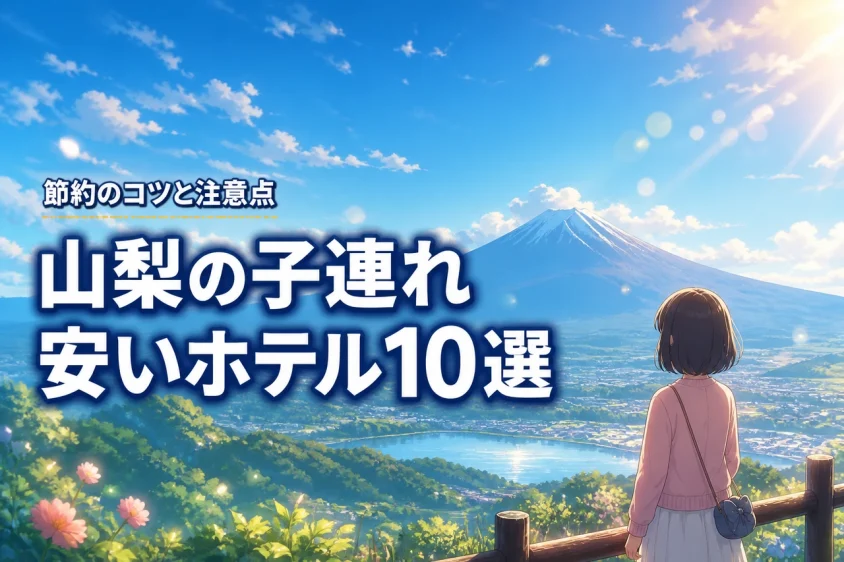 山梨で子連れに安いホテル10選！家族旅行の宿泊費を賢く抑えるコツと注意点