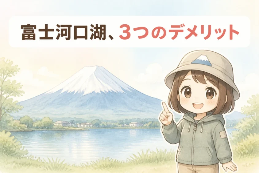 グランピングヴィレッジ富士河口湖の3つのデメリット