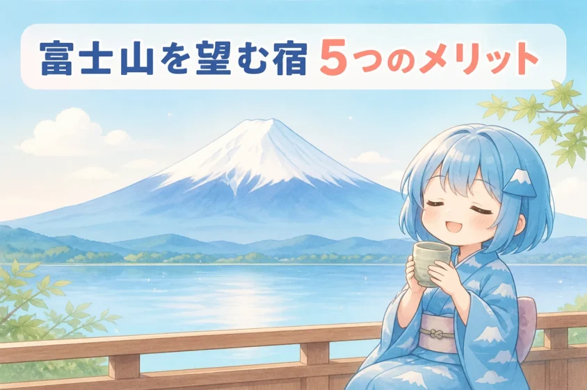 富士山の見える宿に泊まるメリット5つ