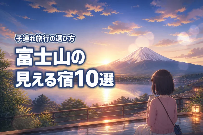 富士山の見える宿10選！子連れで絶景を楽しむための選び方と注意点を解説